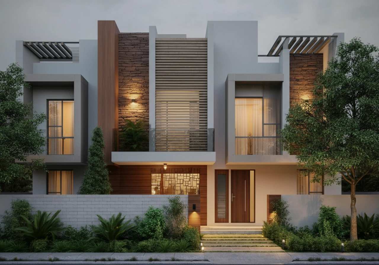 A completed room from Garden View Duplex
